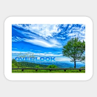 Blue Ridge Parkway Great Valley Overlook Sticker